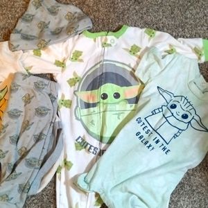 Baby star wars baby Yoda set of clothes 0-3 months